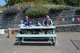 The group at the Dartington cafe