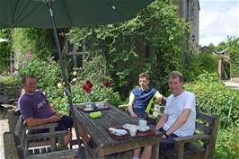 Gavin, Dillan and Michael at Hill House Garden Centre, Landscove