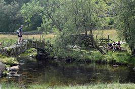 The group at Slaters Bridge, Little Langdale