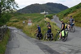 Start of the first big pass, Wrynose