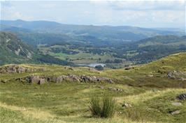 Little Langdale Tarn and Slaters Bridge, from Wrynose Pass