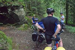 A small cave on the Scale Hill bridleway, Brackenthwaite