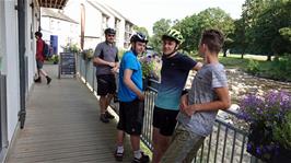 Keswick YHA, our favourite hostel of the tour - open for morning coffees