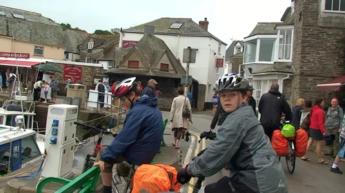 Preparing to leave Padstow after the speedboat trip.