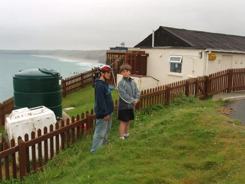 Zac & Ashley at Perranporth YH